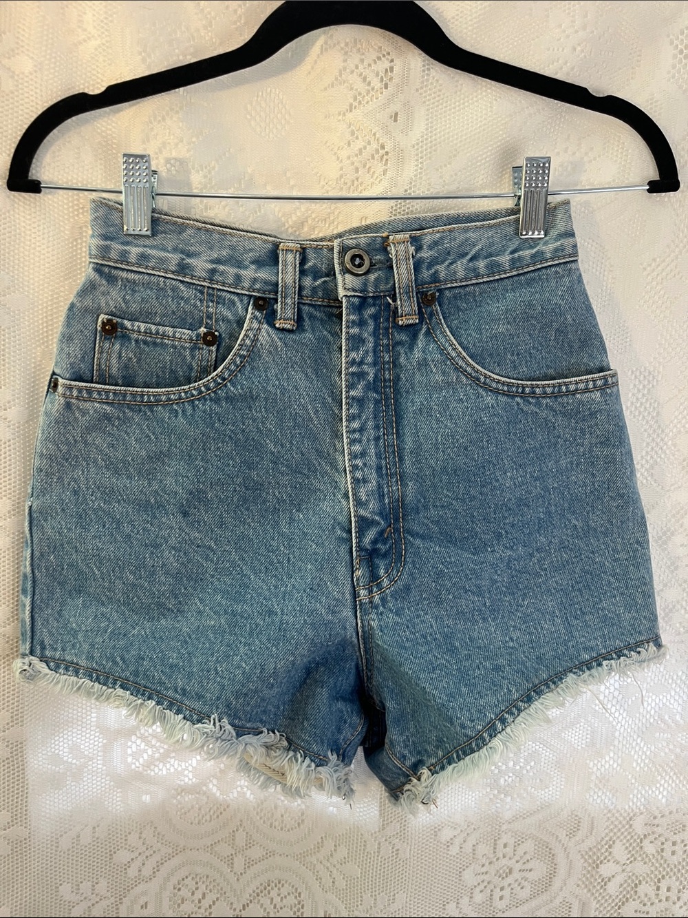 Big John Classic High-Rise Denim Shorts - 24